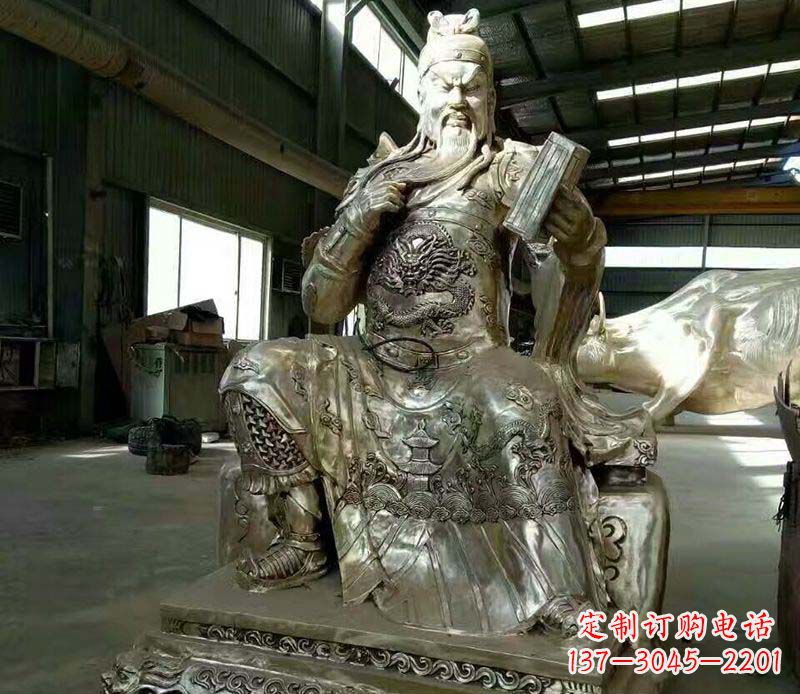 泉州精美关公铜雕