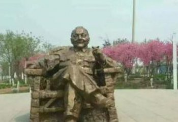 泉州中领雕塑邓小平坐式铜雕