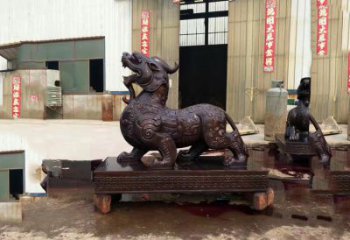 泉州独角兽铸铜雕塑—精雕细琢的艺术瑰宝