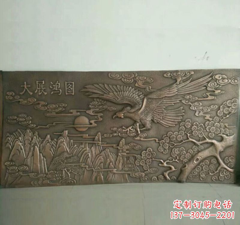 泉州精致锻铜老鹰雕塑