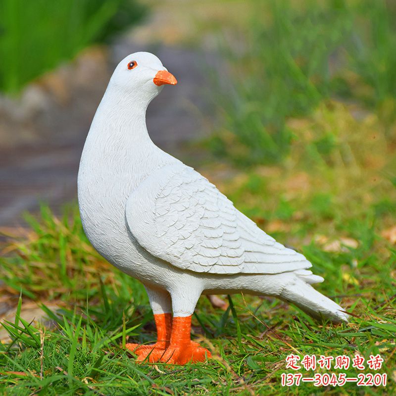 泉州和平鸽雕塑传递和平与希望的象征
