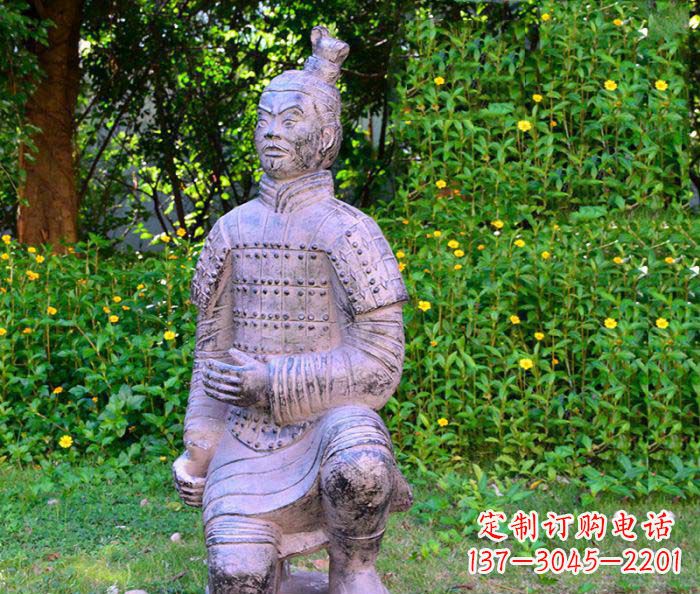 泉州仿古兵马俑公园人物石雕