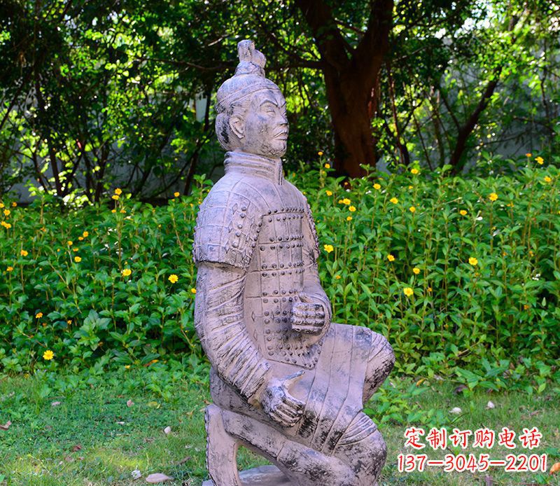 泉州仿古兵马俑公园景观石雕
