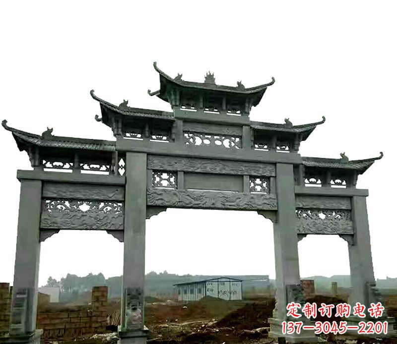 泉州仿古道路牌坊石雕