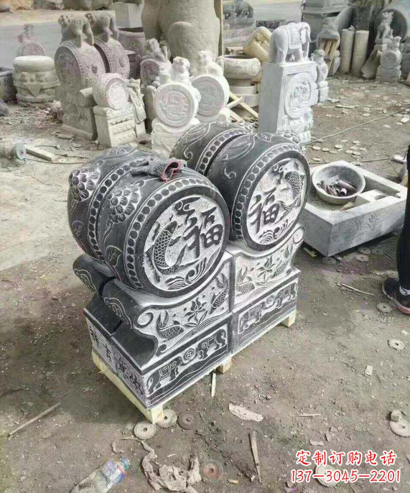 泉州仿古福字石门墩