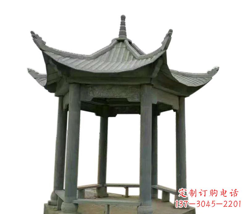 泉州仿古石雕凉亭