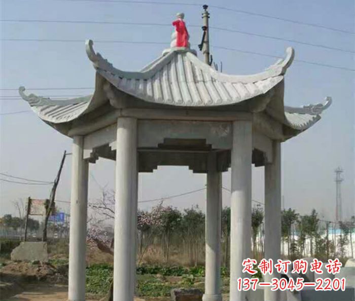 泉州典雅的仿古凉亭石雕