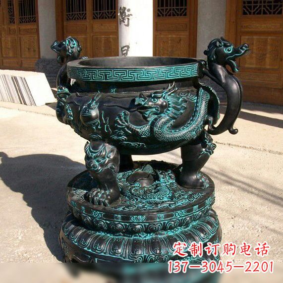 泉州传统工艺青铜龙雕塑