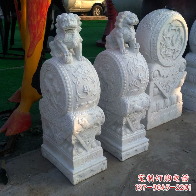 泉州仿古门墩石雕塑,让您的家园更加精致