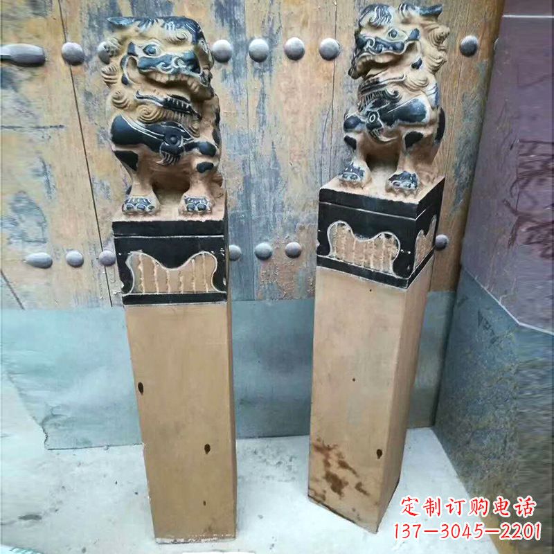 泉州仿古狮子拴马桩