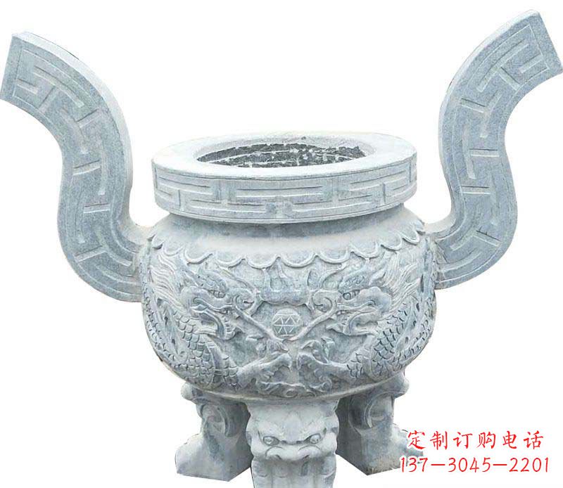 泉州精美仿古香炉石雕