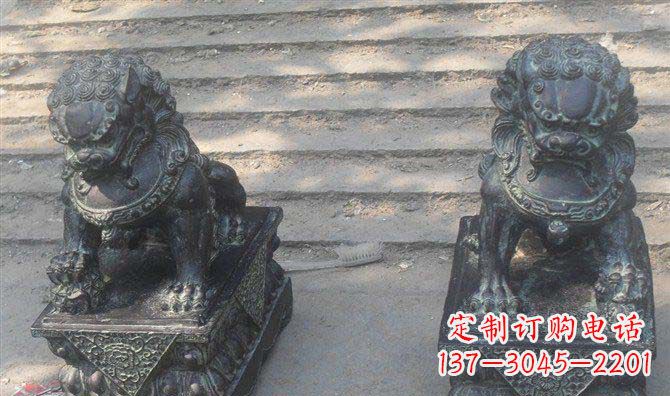 泉州仿古狮子铜雕