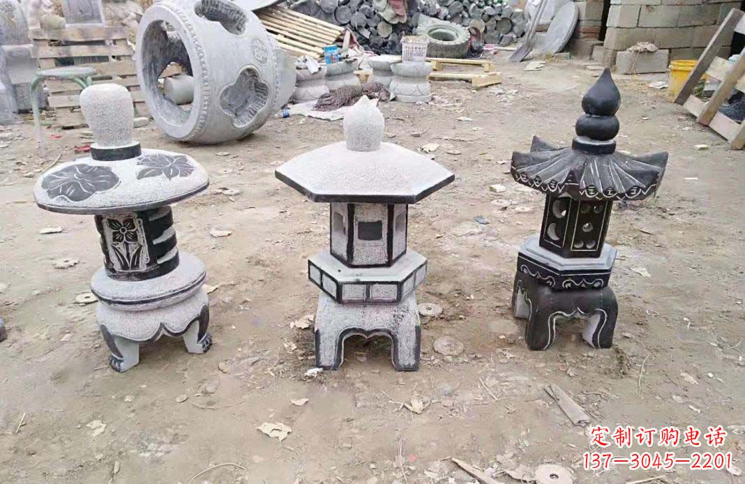 泉州仿古石灯雕塑