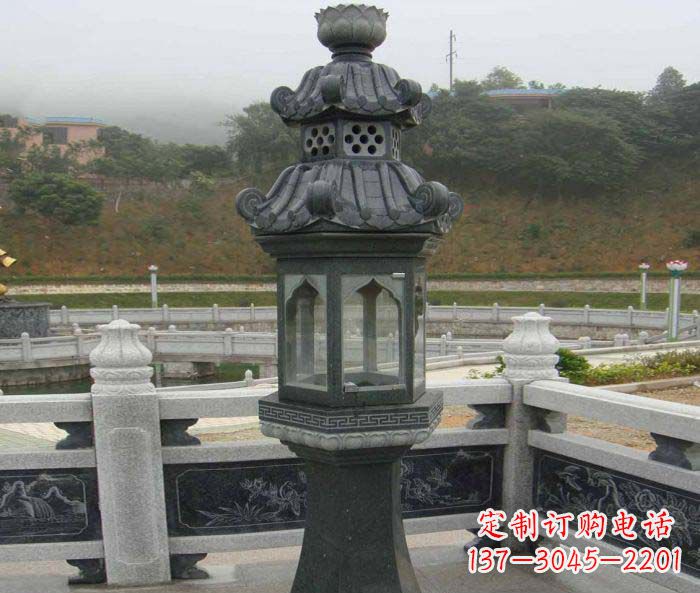 泉州仿古石灯公园景观石雕