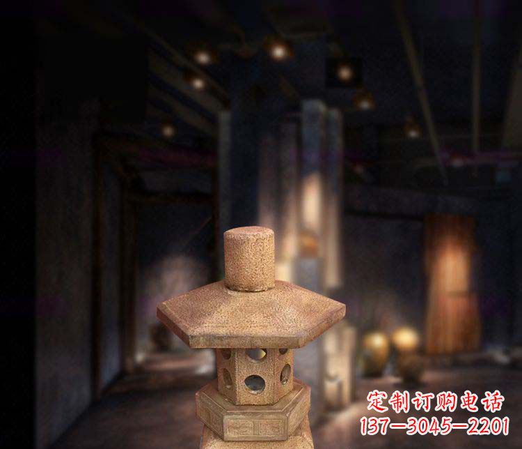 泉州仿古石灯公园石雕