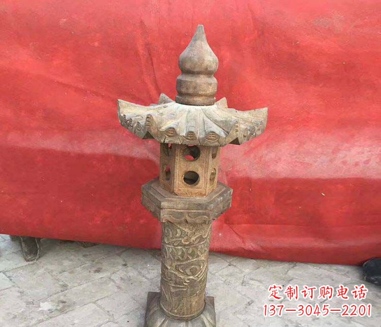 泉州仿古石灯公园石雕 (2)