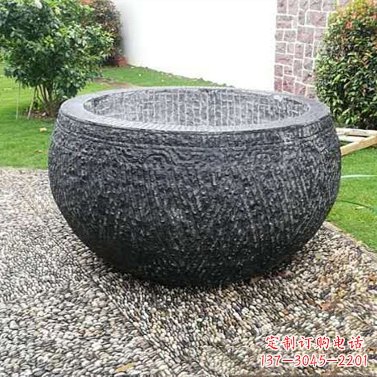 泉州仿古石雕水缸