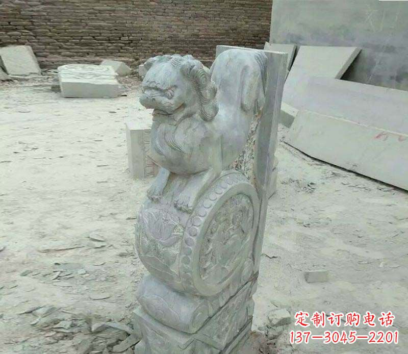 泉州精美石门墩雕塑,缔造绝色佳作