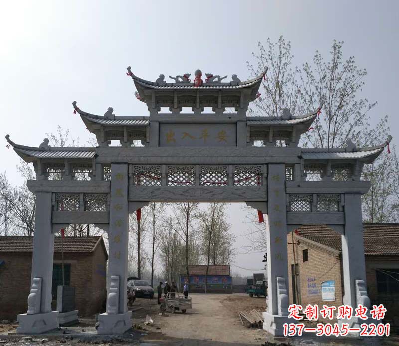 泉州仿古石牌坊石雕