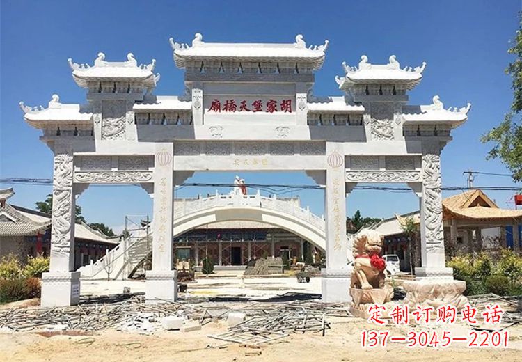 泉州仿古石雕牌坊