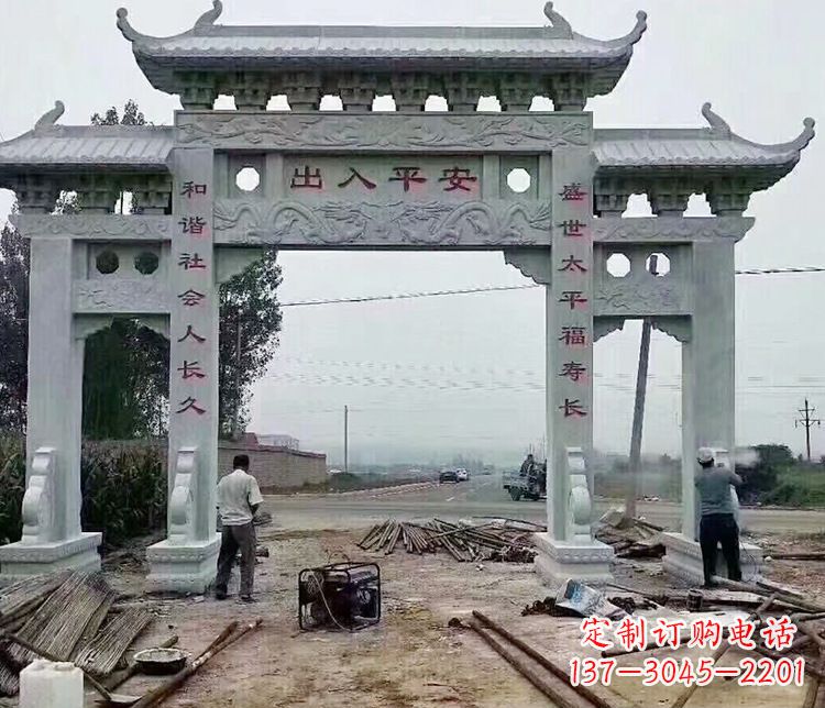 泉州仿古石牌坊石雕
