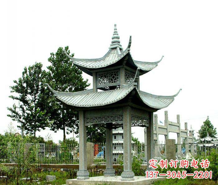 泉州中领雕塑凉亭雕塑雕刻精美,展示经典
