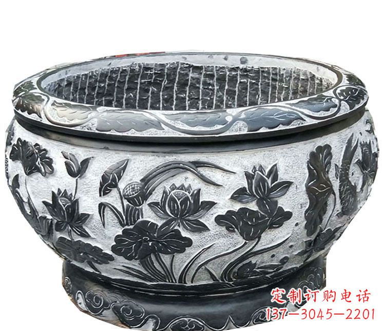 泉州仿古庭院花盆雕塑