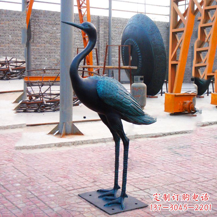 泉州仿古仙鹤雕塑
