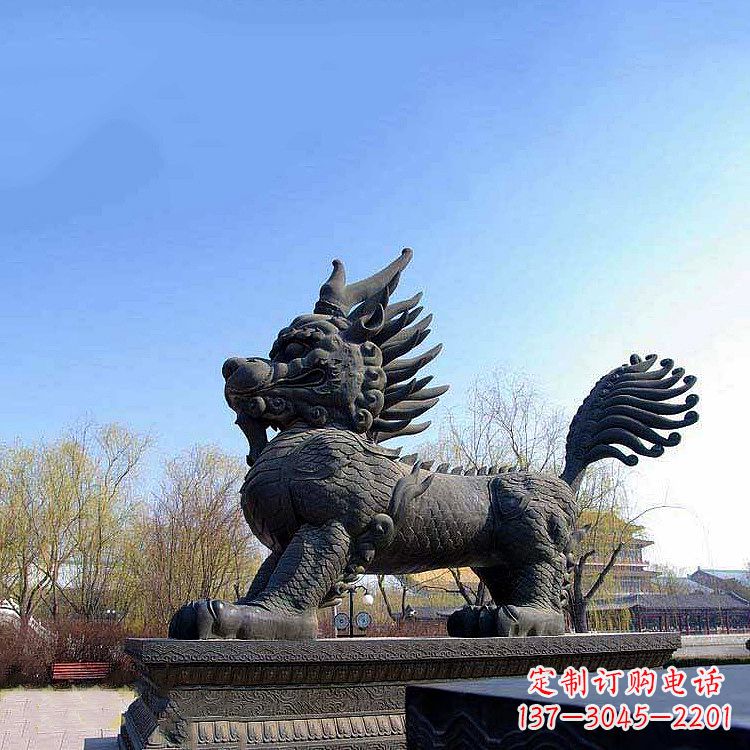泉州古典麒麟雕塑,精美绝伦