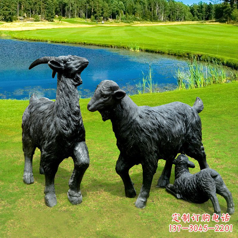泉州 雕刻经典,匠心独具,黑山羊雕塑