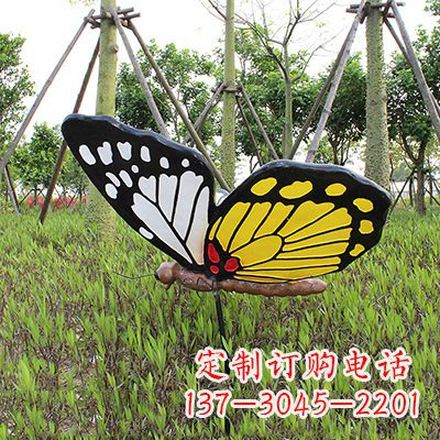 泉州 黄白黑款蝴蝶雕塑