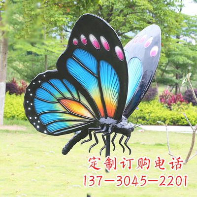 泉州蓝蝴蝶雕塑-让你的室内空间焕发生机