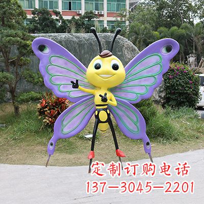 泉州仿真蝴蝶雕塑,精致多彩、灵动优雅