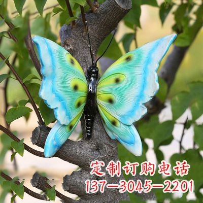 泉州仿真蝴蝶_小号湖蓝色17x17x10
