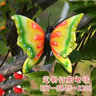 泉州仿真蝴蝶_小号黄色款17x17x10