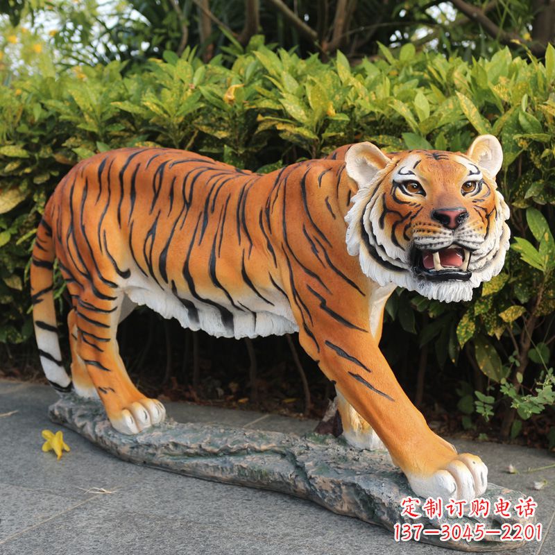 泉州仿真老虎公园雕塑摆件