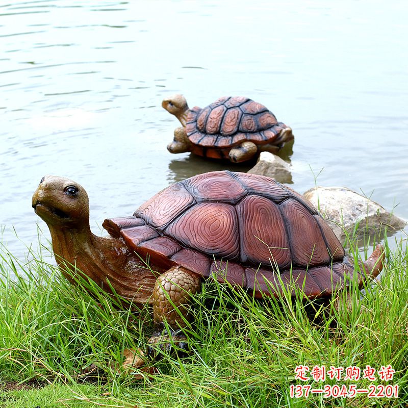 泉州仿真乌龟公园池塘水景动物雕塑摆件