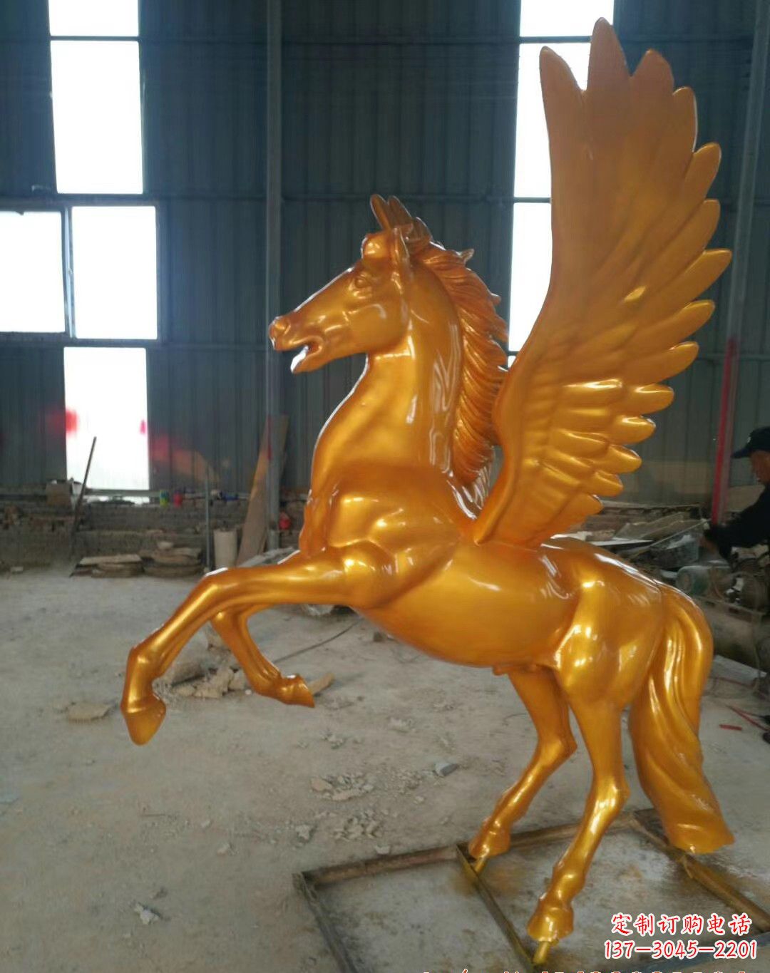 泉州飞马铜雕——精美的马雕塑