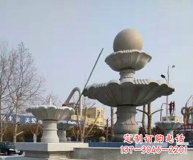 泉州风水球大型喷泉石雕