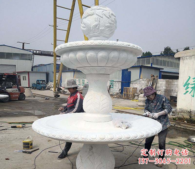 泉州风水球喷泉石雕1