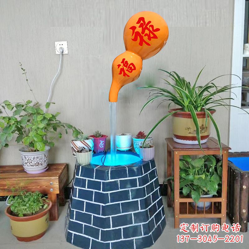 泉州福禄葫芦艺术陶瓷雕塑