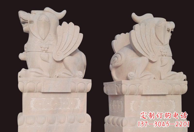 泉州福星象征吉祥幸福高照貔貅石雕