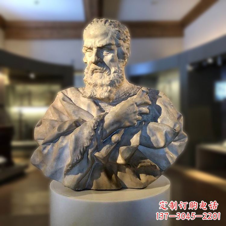 泉州伽利略头像雕塑--精致定制