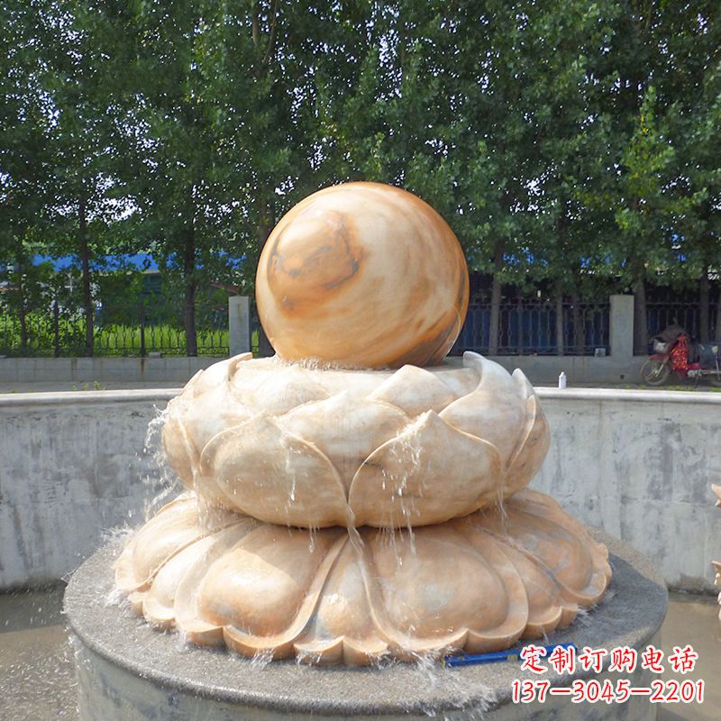 泉州高档石制风水球雕塑让您的空间充满风水之力