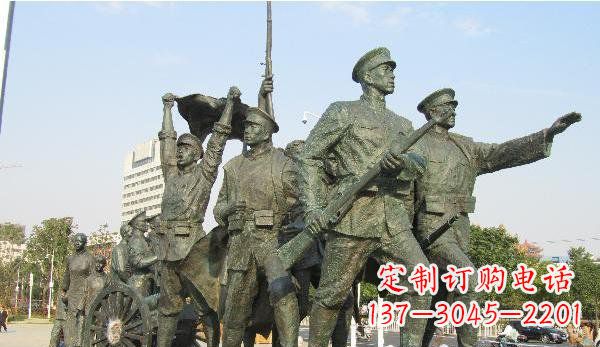 泉州纪念革命先烈的战士雕塑