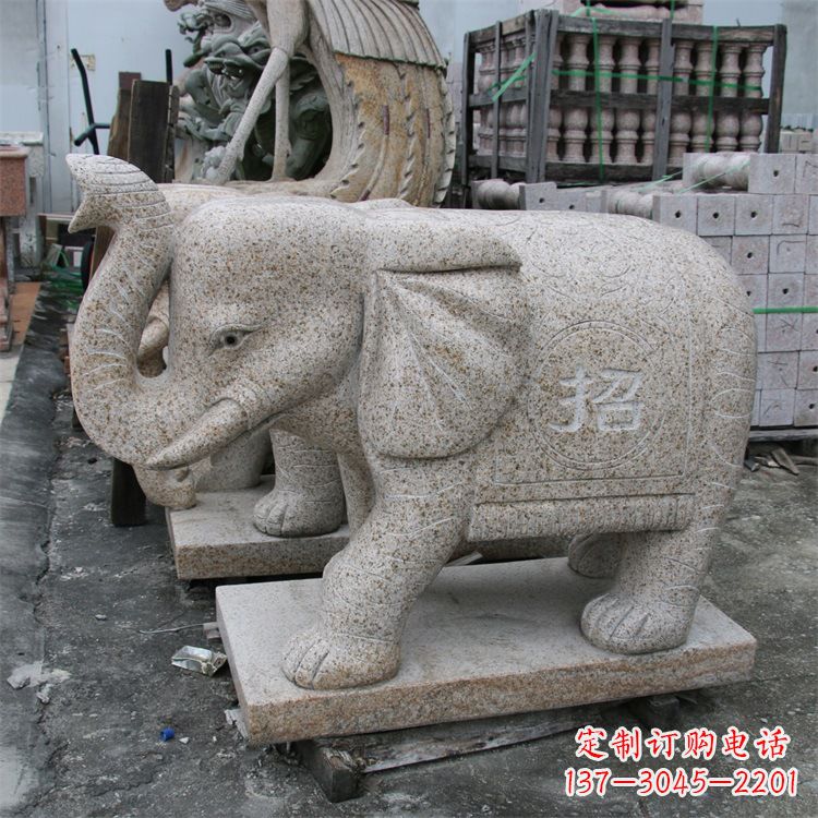 泉州个性石雕大象