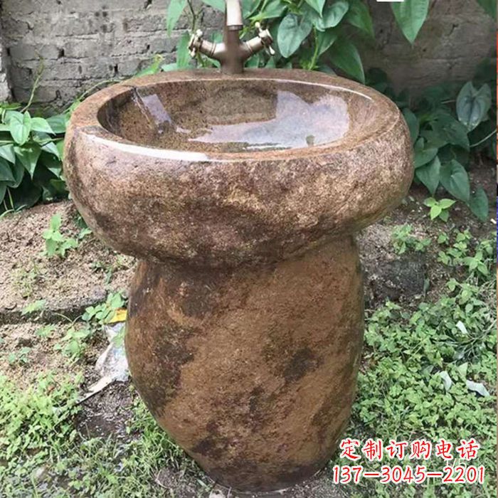 泉州个性石雕花盆