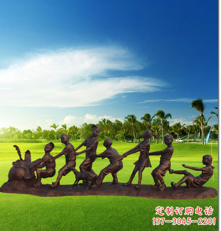 泉州中领雕塑-精美仿铜萝卜雕塑