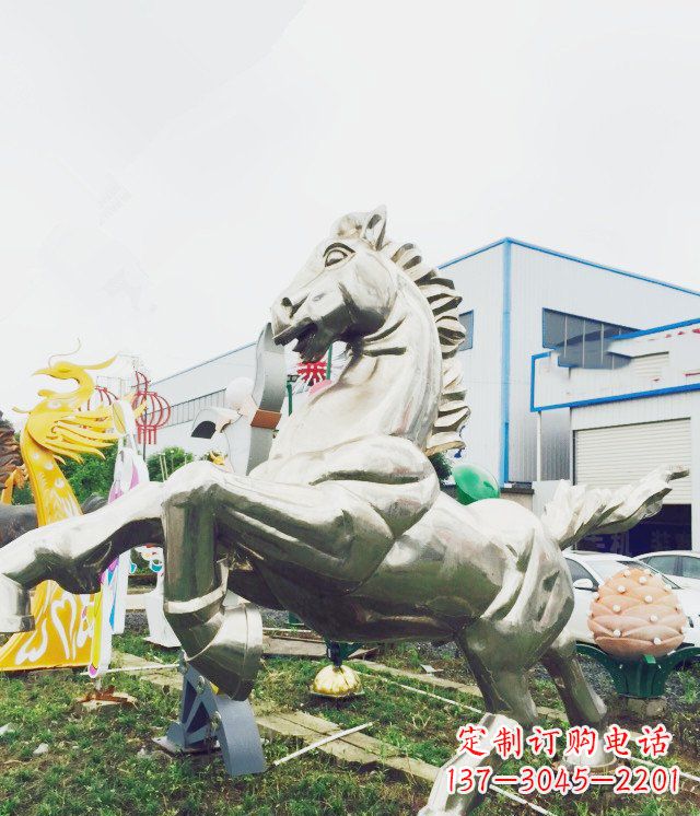 泉州产品名称优雅的不锈钢雕塑——奔马