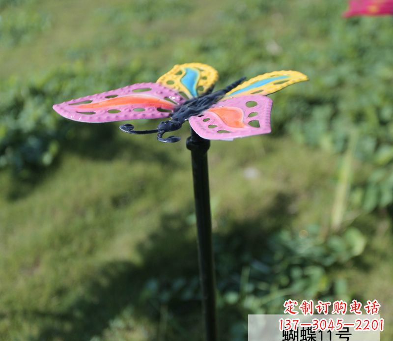泉州个性化不锈钢彩色蝴蝶雕塑